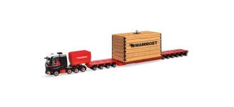 Herpa 319201 - H0 - Mercedes-Benz Actros SLT Schwerlast-Sattelzug Mammoet